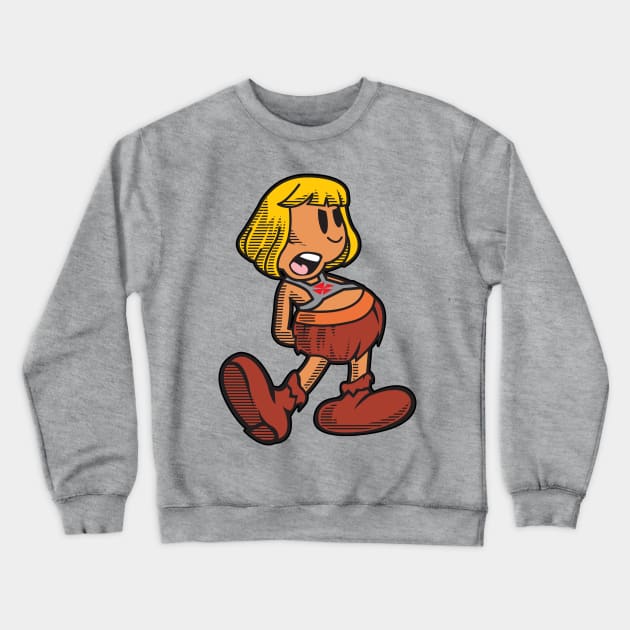 HE-MAN Crewneck Sweatshirt by MatamorosGraphicDesign